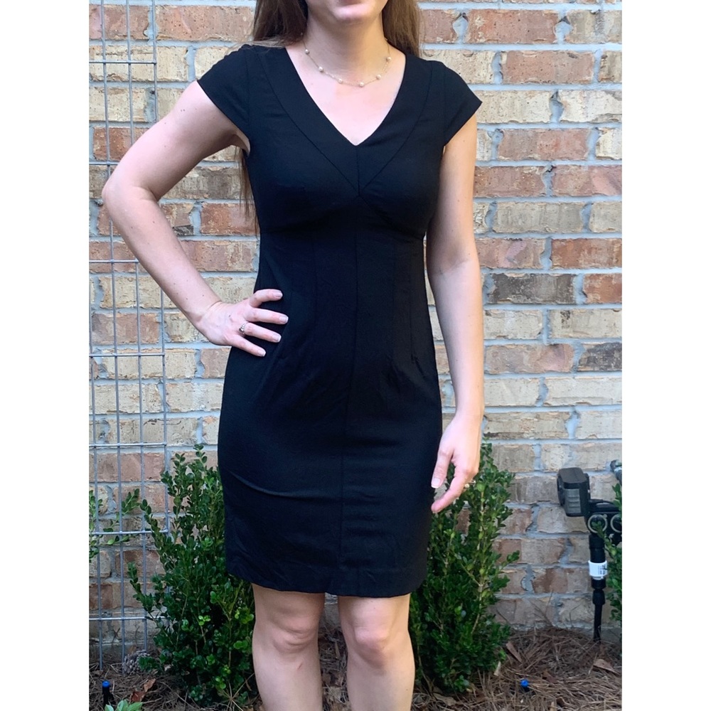 Banana Republic Black Cocktail Work Dress